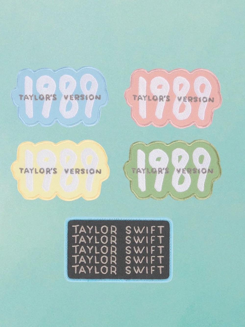 Taylor Swift Sky 1989 'Taylor's Version' Patch Set NIB